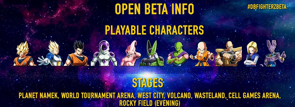 Dragon Ball FighterZ Open Beta Details Revealed