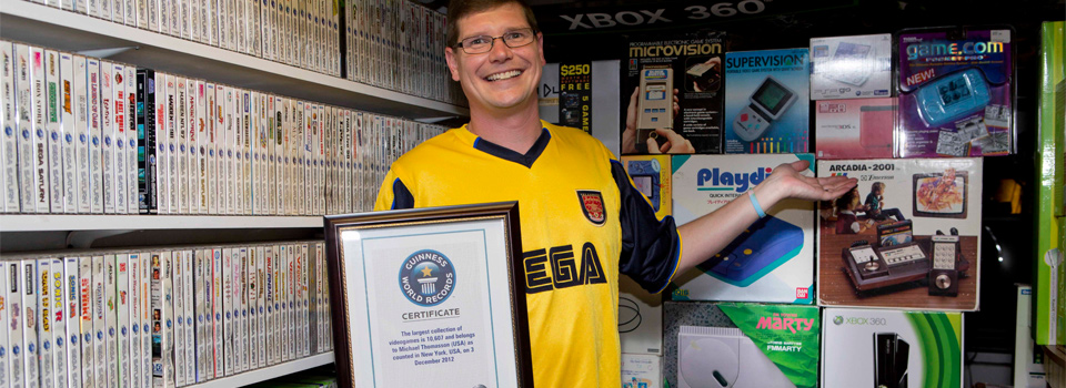 Man Sets Guinness Record with 10,607 Video Games