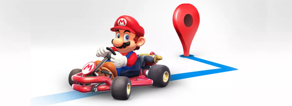 Mario Kart has Invaded Google Maps