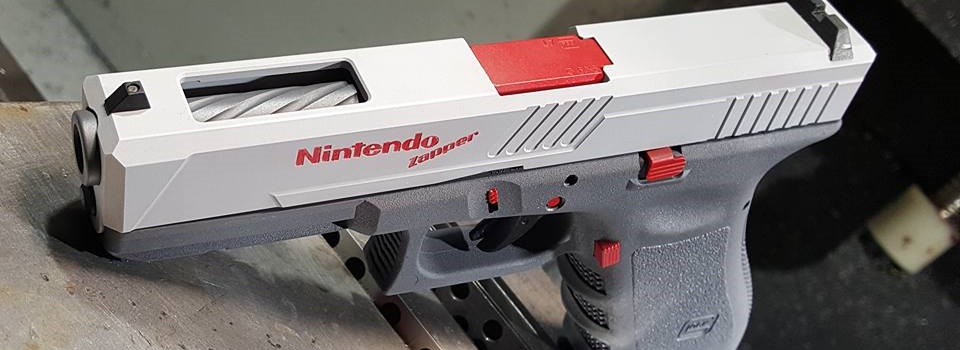 Glock is Modded to Look Like Nintendo Zapper