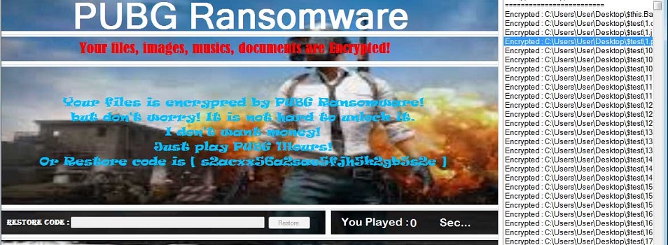 New Ransomware Asks Users to Play PUBG