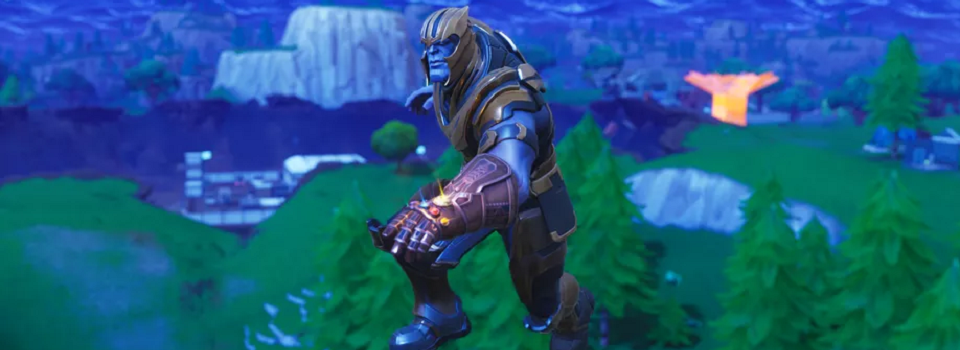 Thanos Joins the Fortnite Craze in Promotional Event