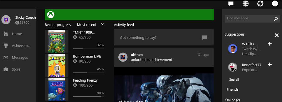 Microsoft Wants to Improve the Windows 10 Xbox App