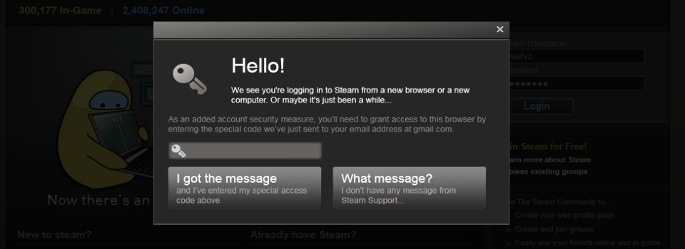 Steam "Bug" Made Stealing Passwords Stupid Easy