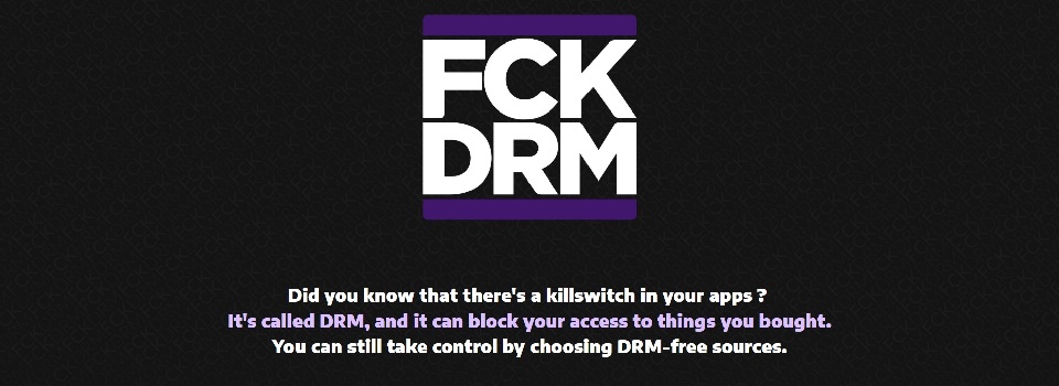 GOG Launches the FCK DRM Initiative