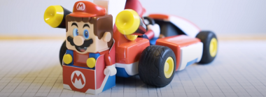 This Design Studio Combined Mario Kart Live with Lego Mario