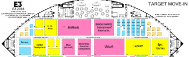 E3 Floor Plans and Booth List Released