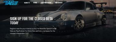 Need for Speed Offers Sign-Ups for Closed Beta Until Sept. 25