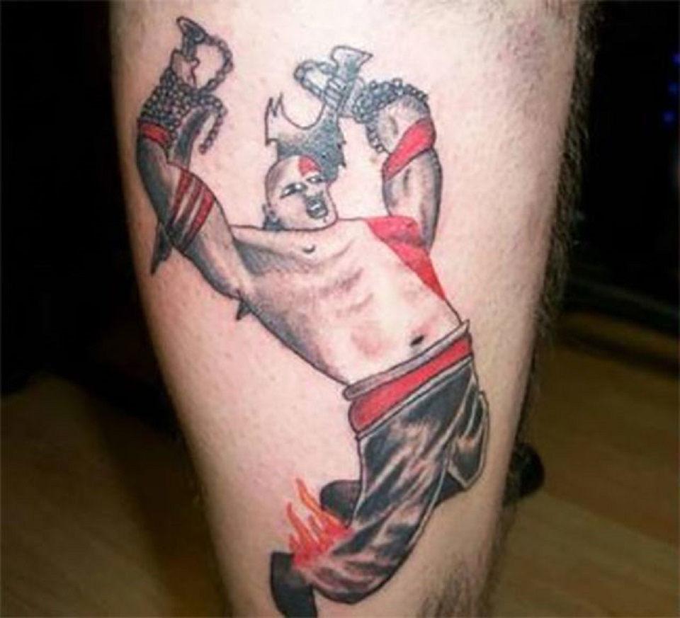 God of war tattoo by Daniel Chashoudian TattooNOW
